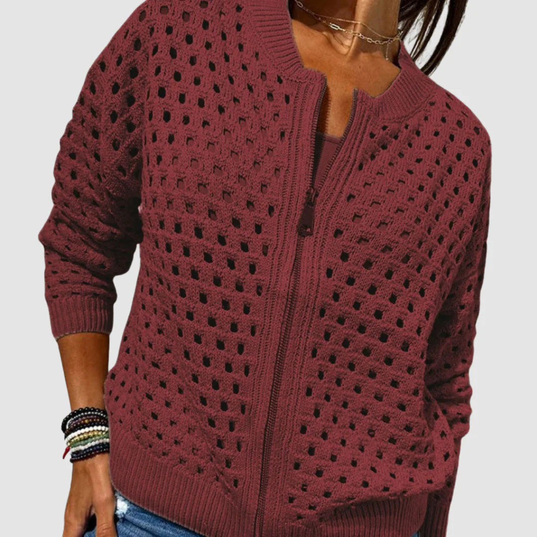 Gilet en tricot douillet