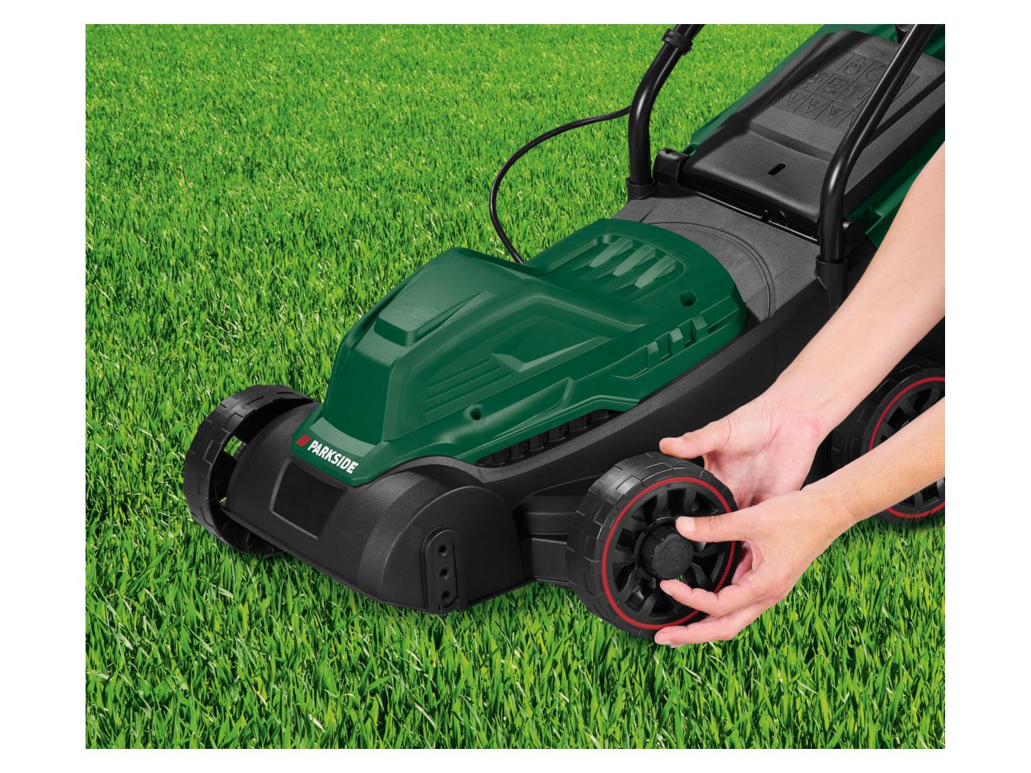 PARKSIDE Tondeuse  gazon lectrique PERM 1300 A1, 250 m, 27 L, 1300 W