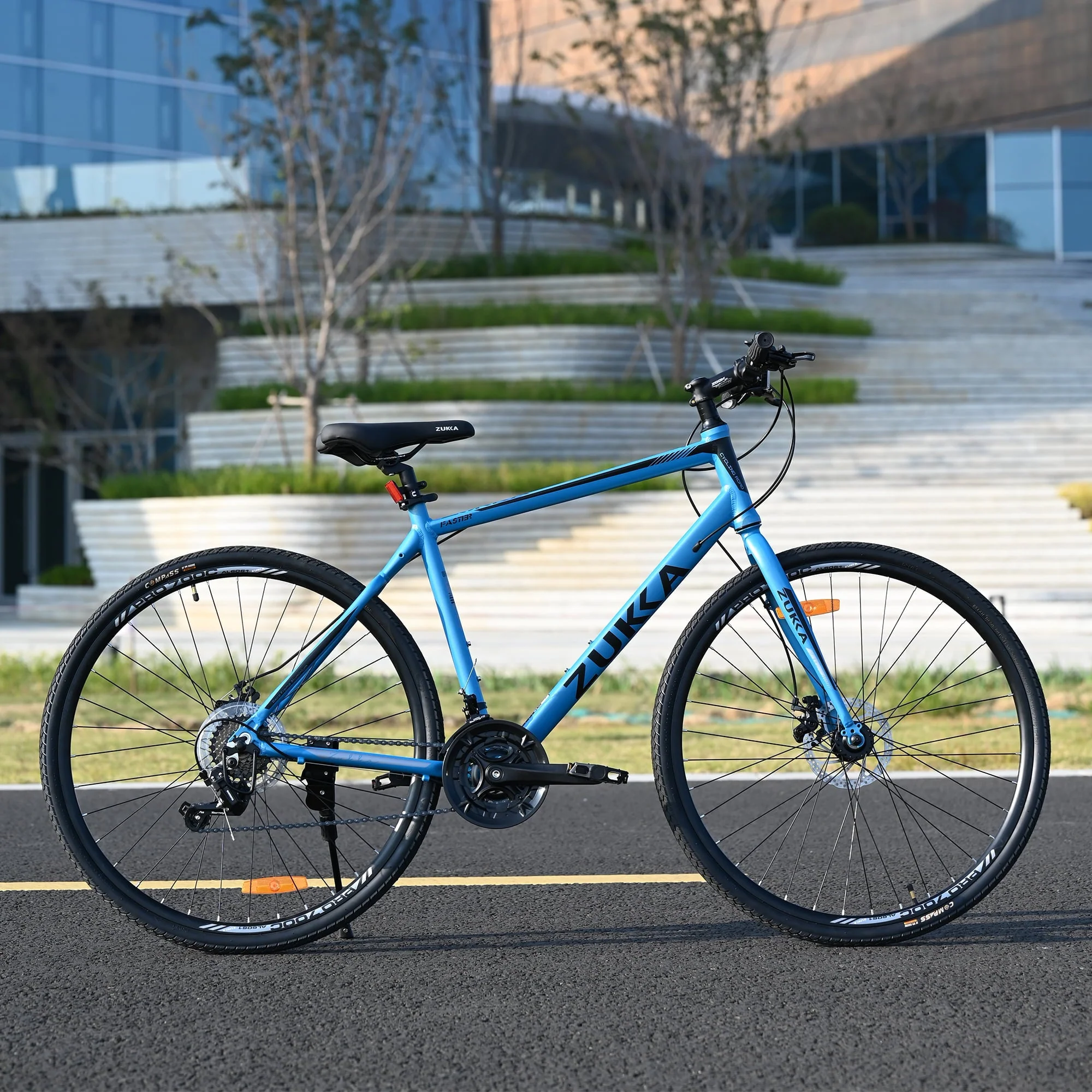 700C Road Bike 21 Speed Aluminum Alloy Frame Bicycle for Unisex Adult Image 8