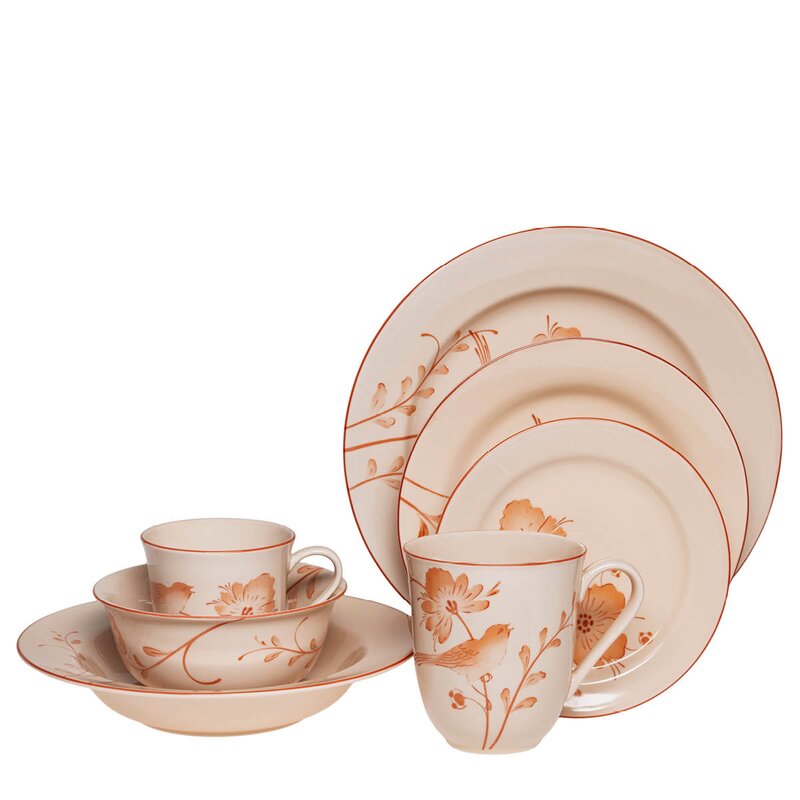 Fågel dyp tallerken 24 cm Jubilee