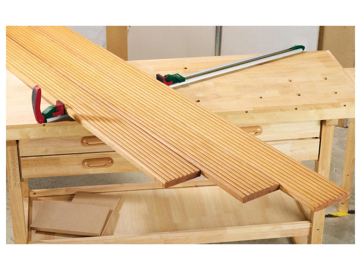 PARKSIDE Rail de serrage et de guidage, 1,25 m