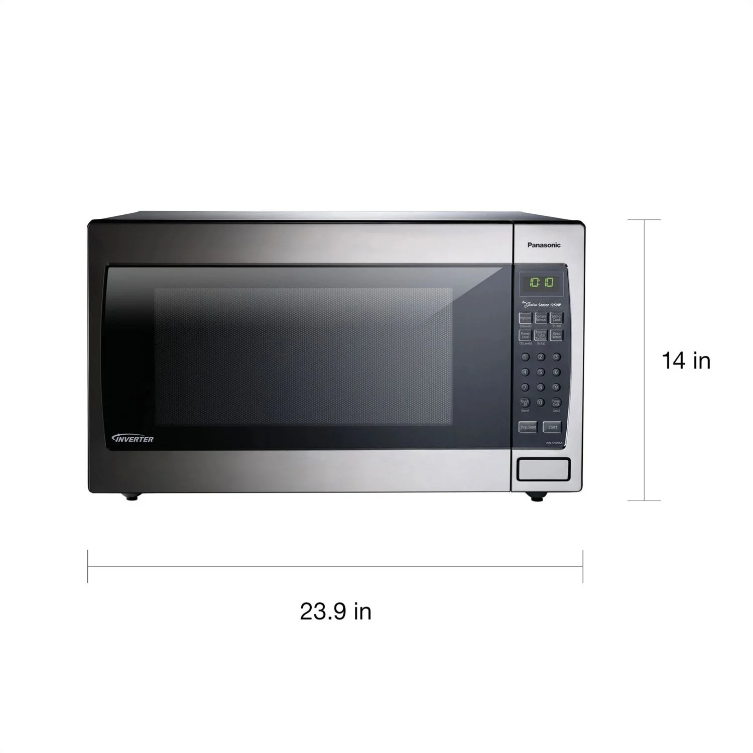 Panasonic 2.2 - Cu. Ft. 1250W Countertop Microwave with Inverter Technology, Stainless Steel NN - SN95HS
