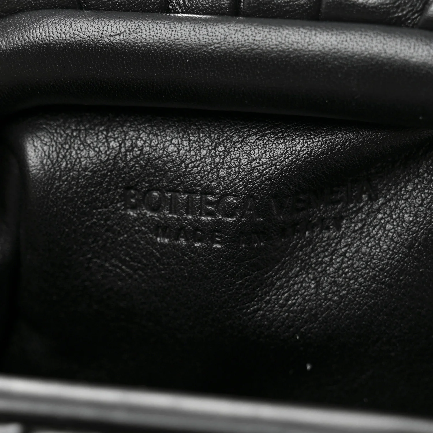Butter Calfskin Coin Purse Black