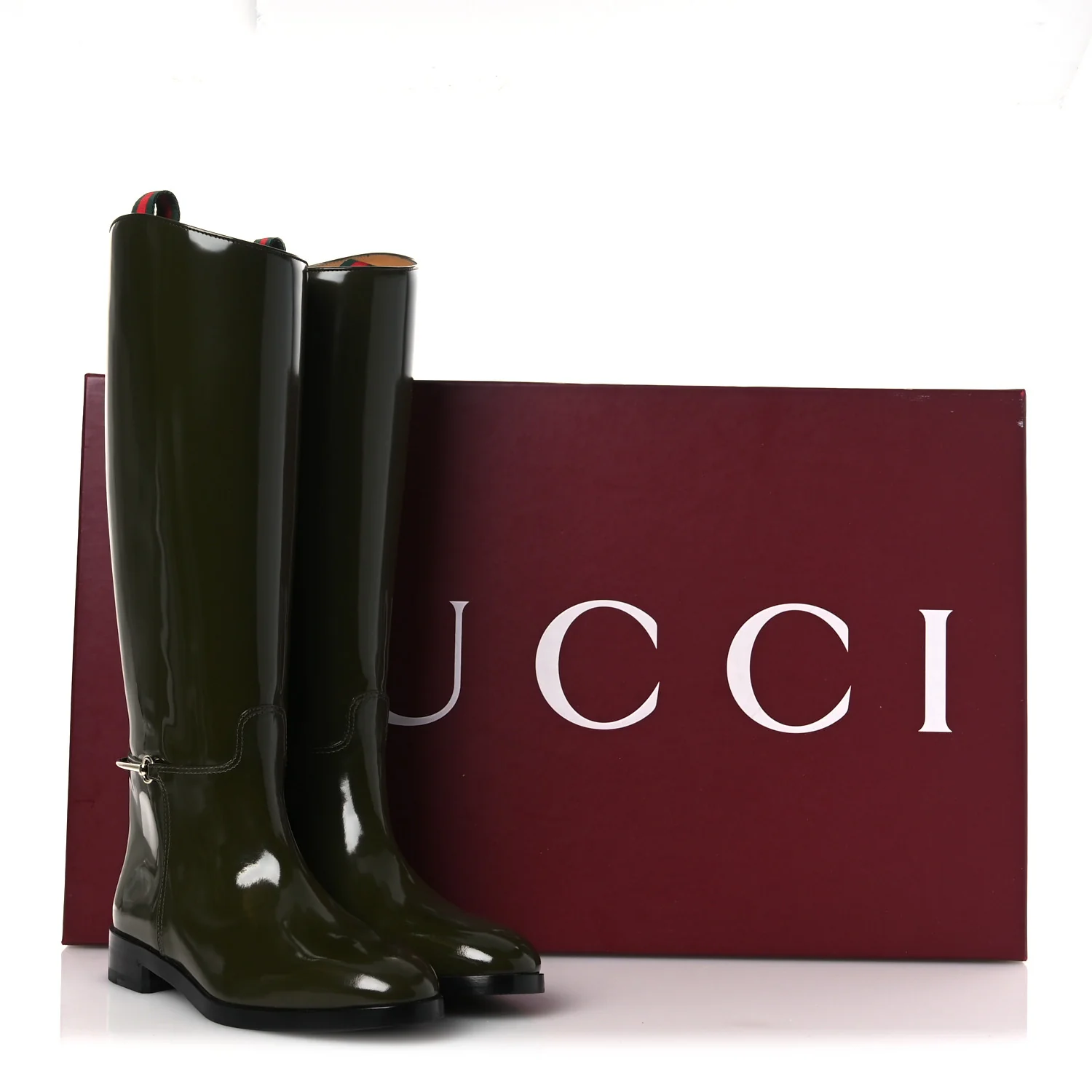 Brushed Calfskin Michelangelo Slim Horsebit Riding Boots 39 Luscious Green