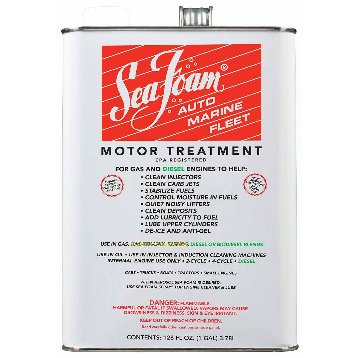 Sea Foam Motor Treatment - 128 fl oz-Instock
