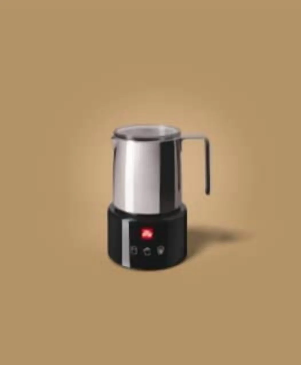 Illy Electric Milk Frother - Black & Stainless Steel