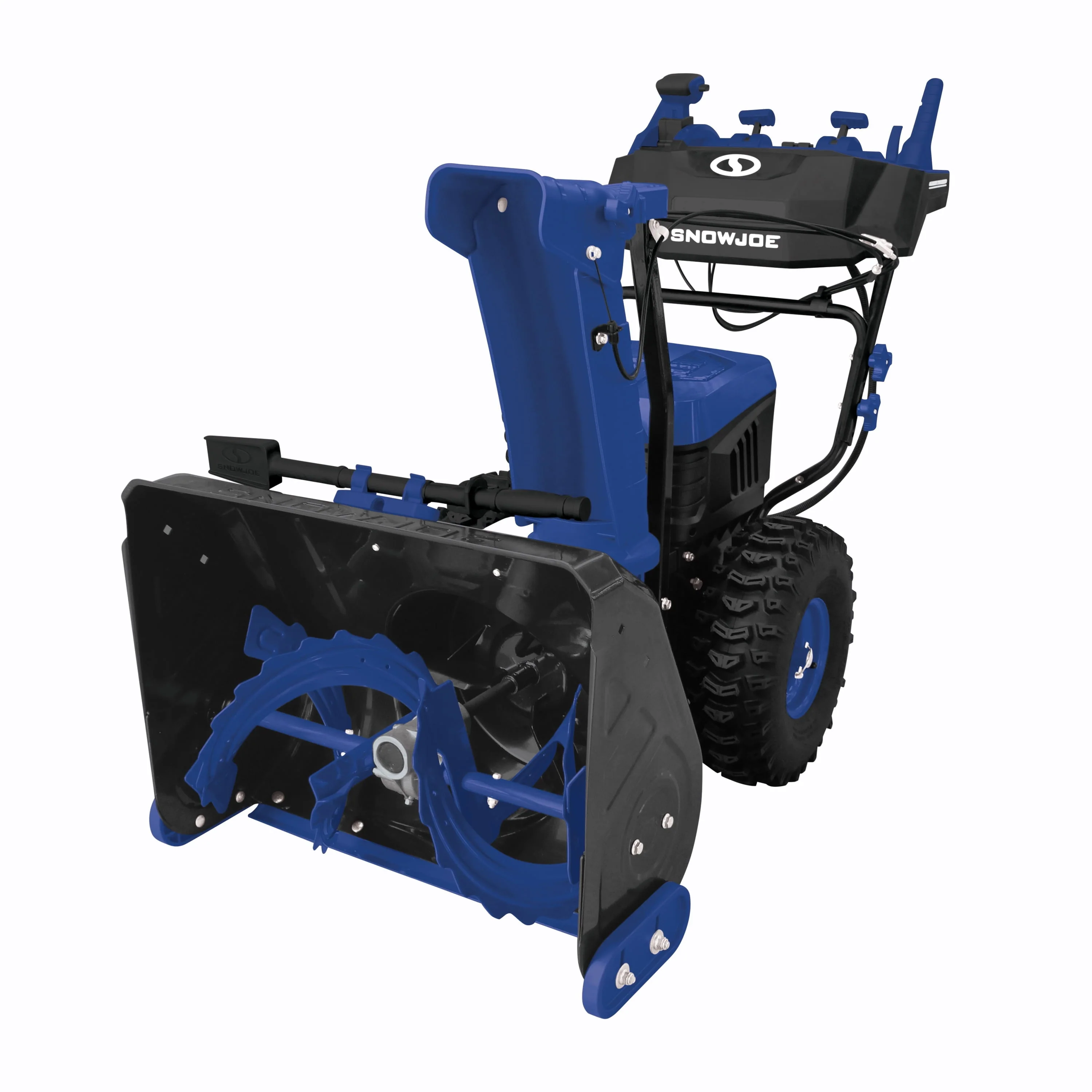 96V 24" Cordless Self Propelled Dual Stage Snow Blower, 4 x 12 Ah Batteries 2 x Chargers Image 5