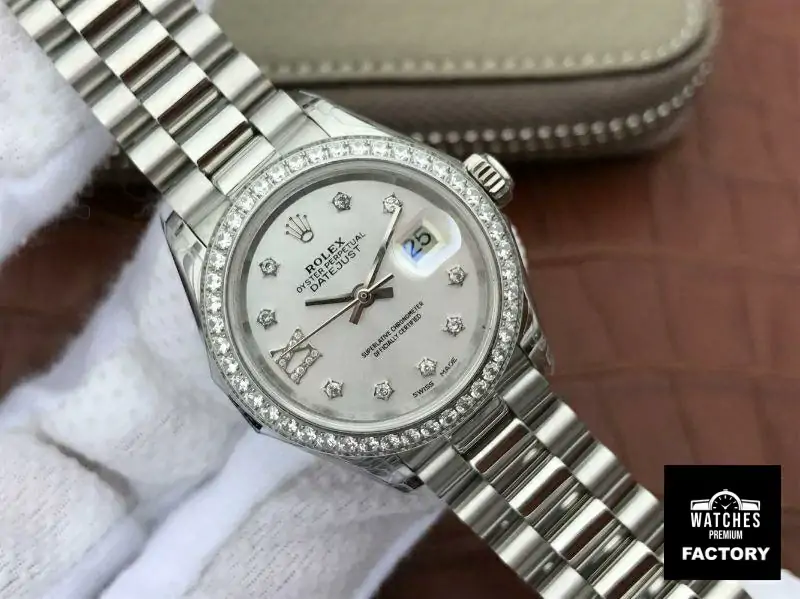 Rolex Lady Datejust 279136RBR 28mm Silver Dial