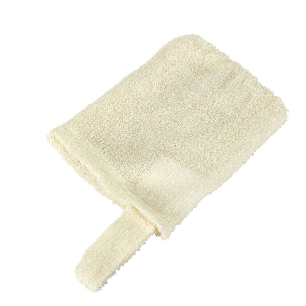 Gant de crin double face exfoliation et douceur 20x14cm