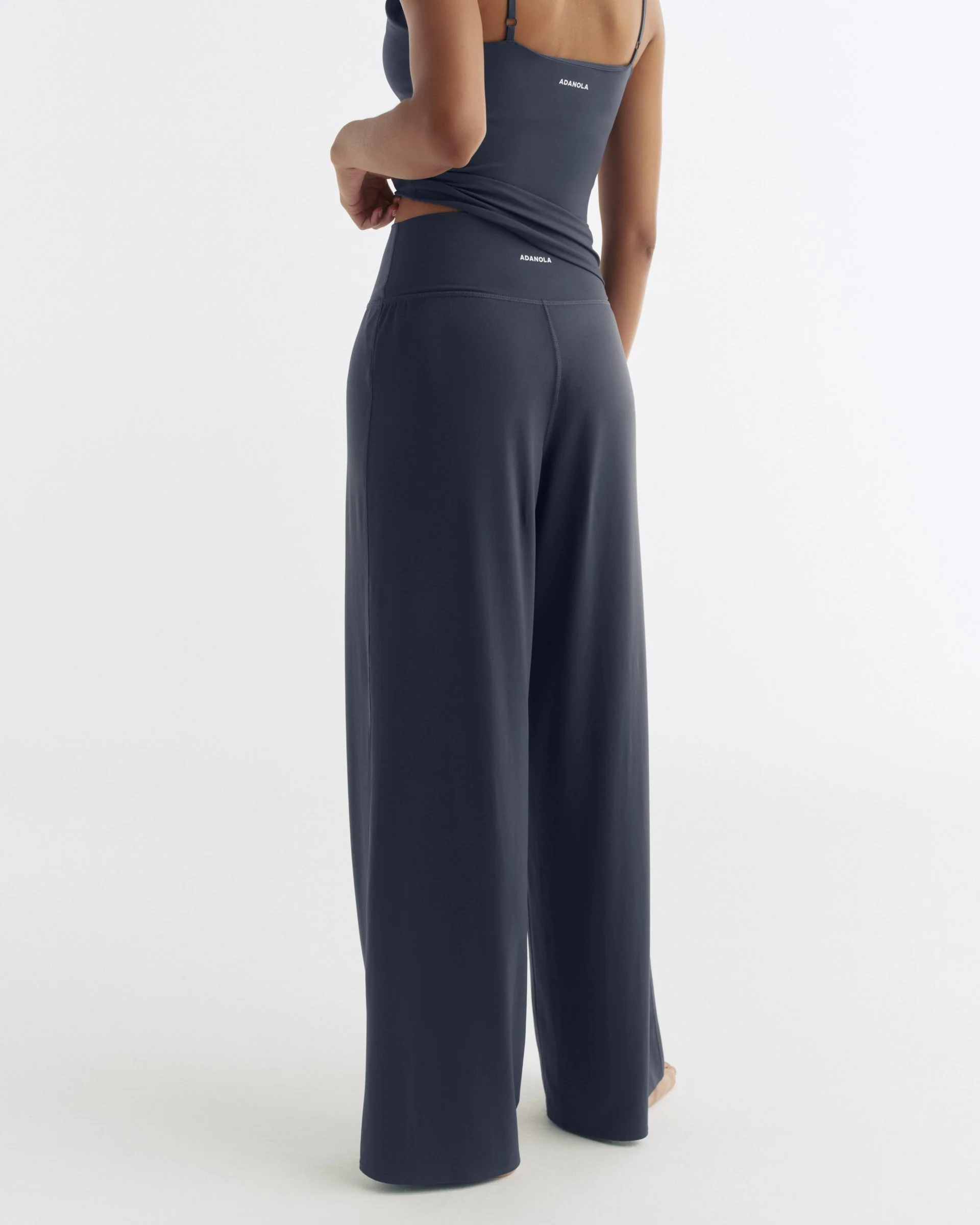 Wide Leg Yoga Pant - Midnight Blue