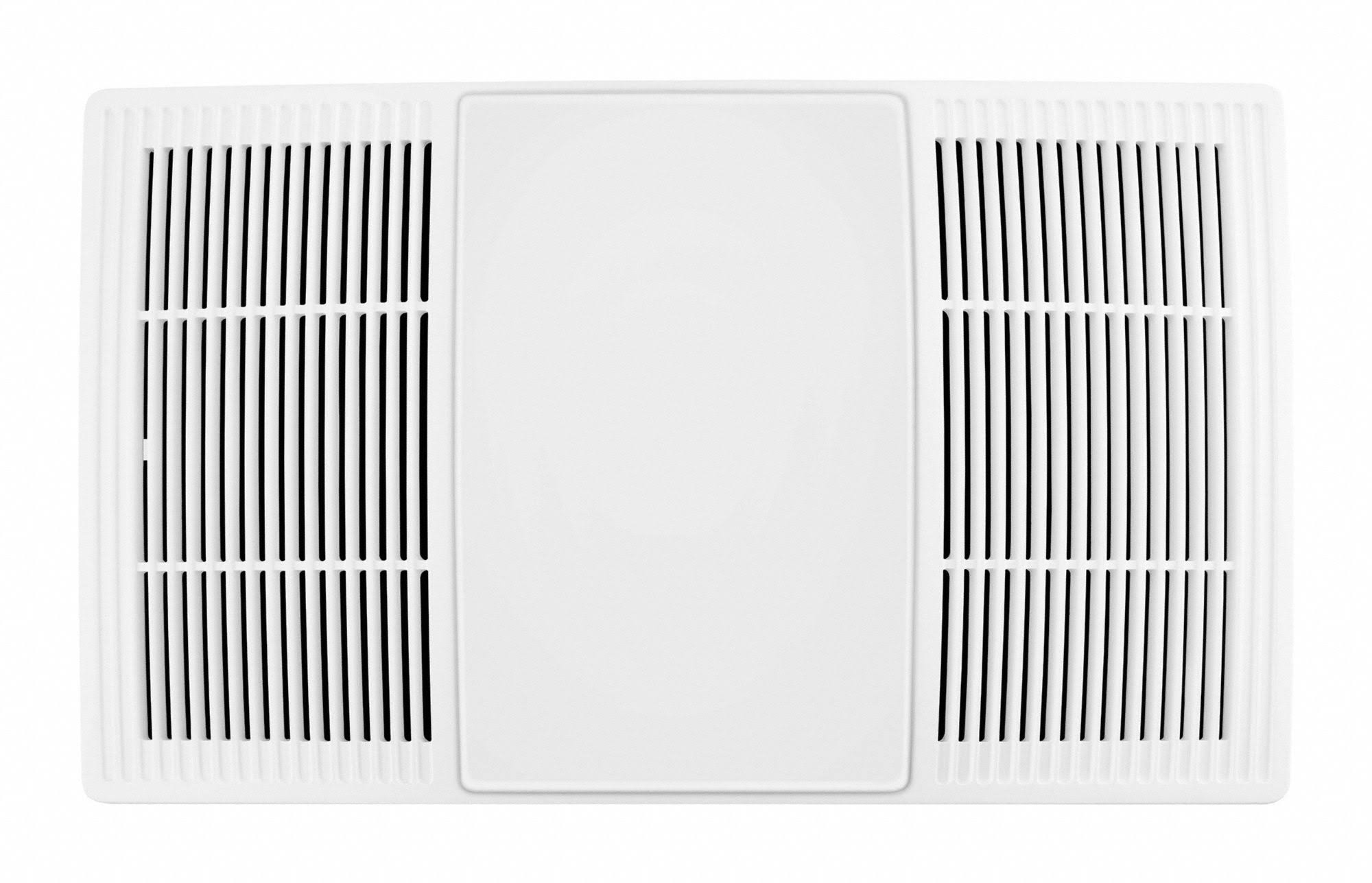 Broan 70/80 CFM Size Heater Exhaust Cover Upgrade with Dimmable LED and Color Adjustable CCT Lighting