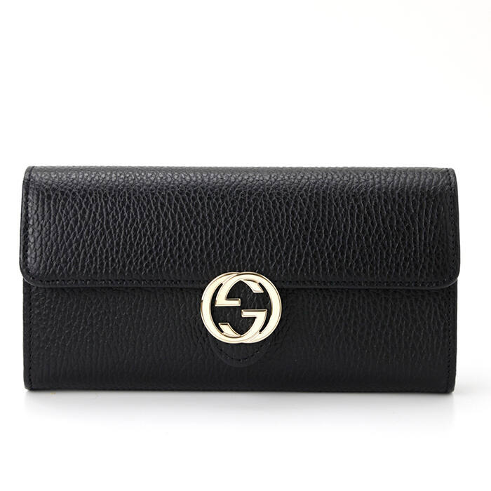 GUCCI シマレザー 長財布 ブラック 615524 ギフトに