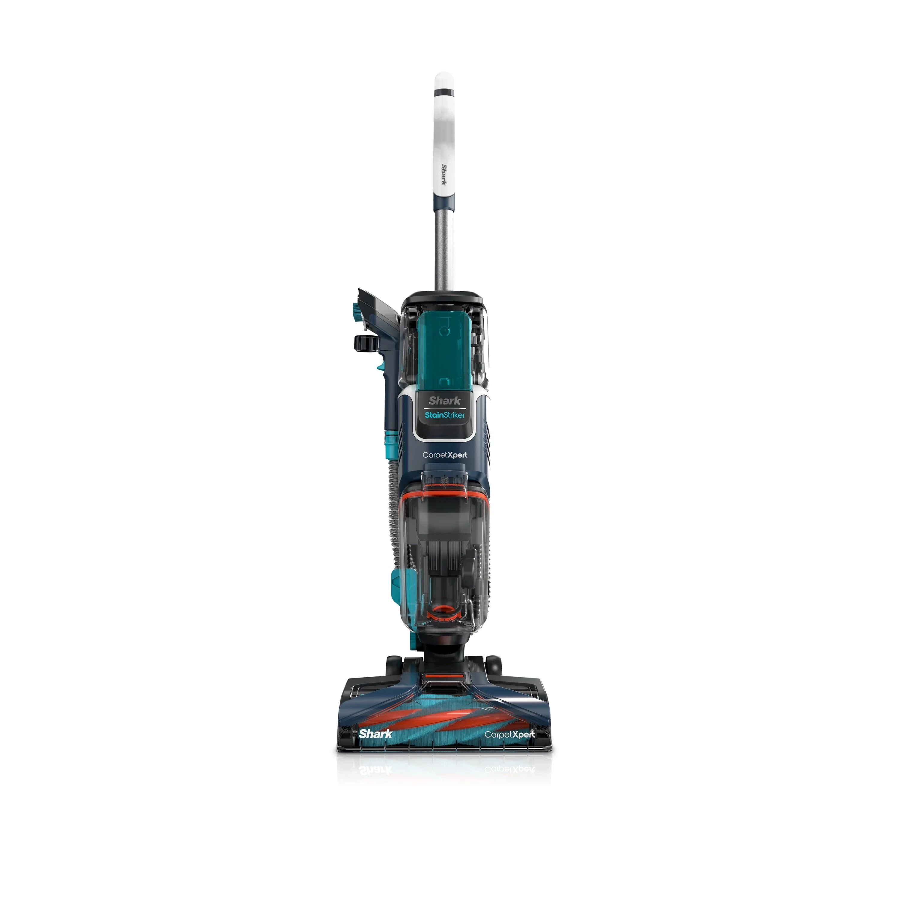 Shark CarpetXpert with StainStriker, Upright Carpet, Area Rug Upholstery Cleaner for Pets, Built in Spot Stain Eliminator, Deep Cleaning Tough Stain Removal, Carpet Shampooer, Navy, New,EX200 Image 9