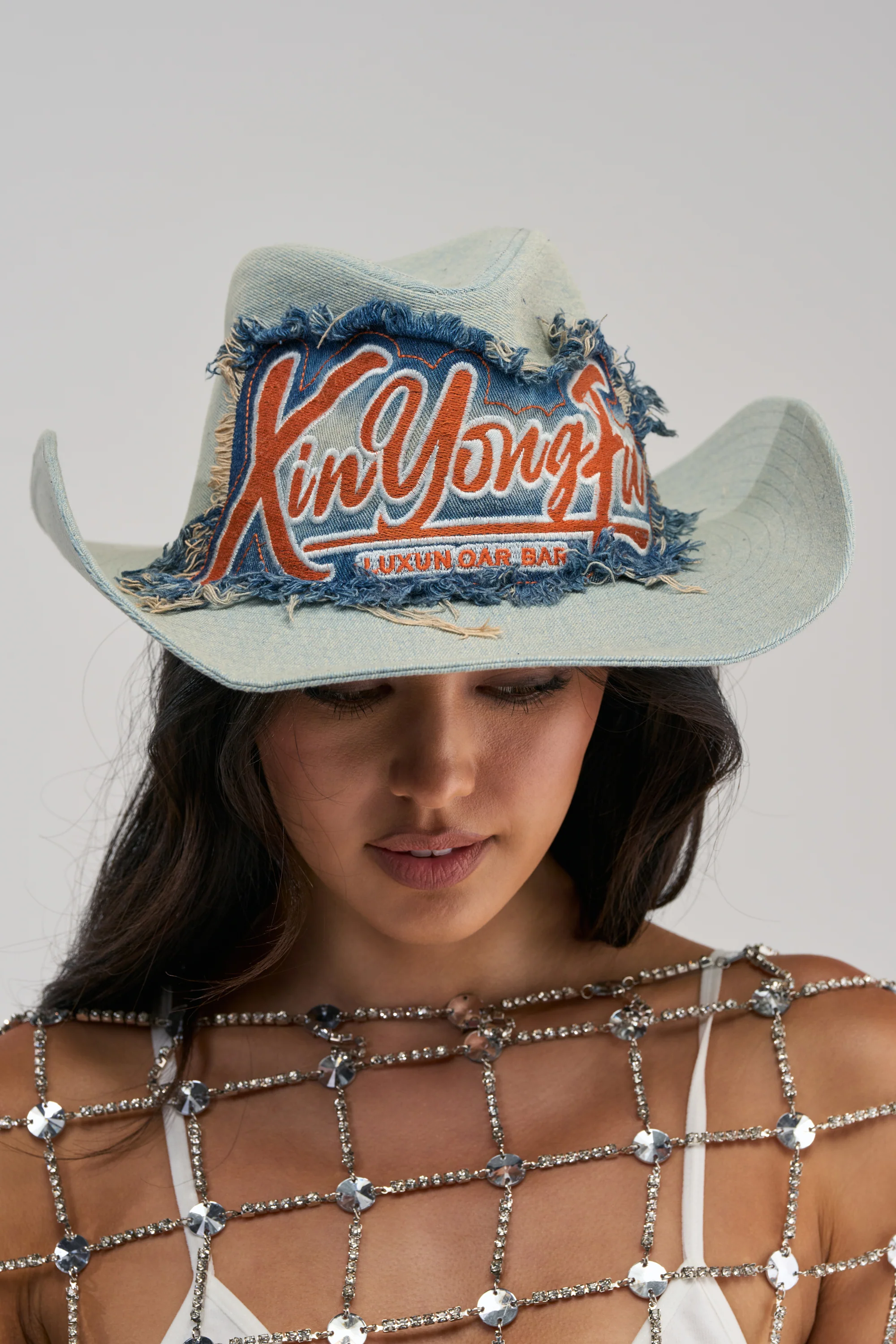 WITH THE TIMES DENIM COWBOY HAT - Akira Store