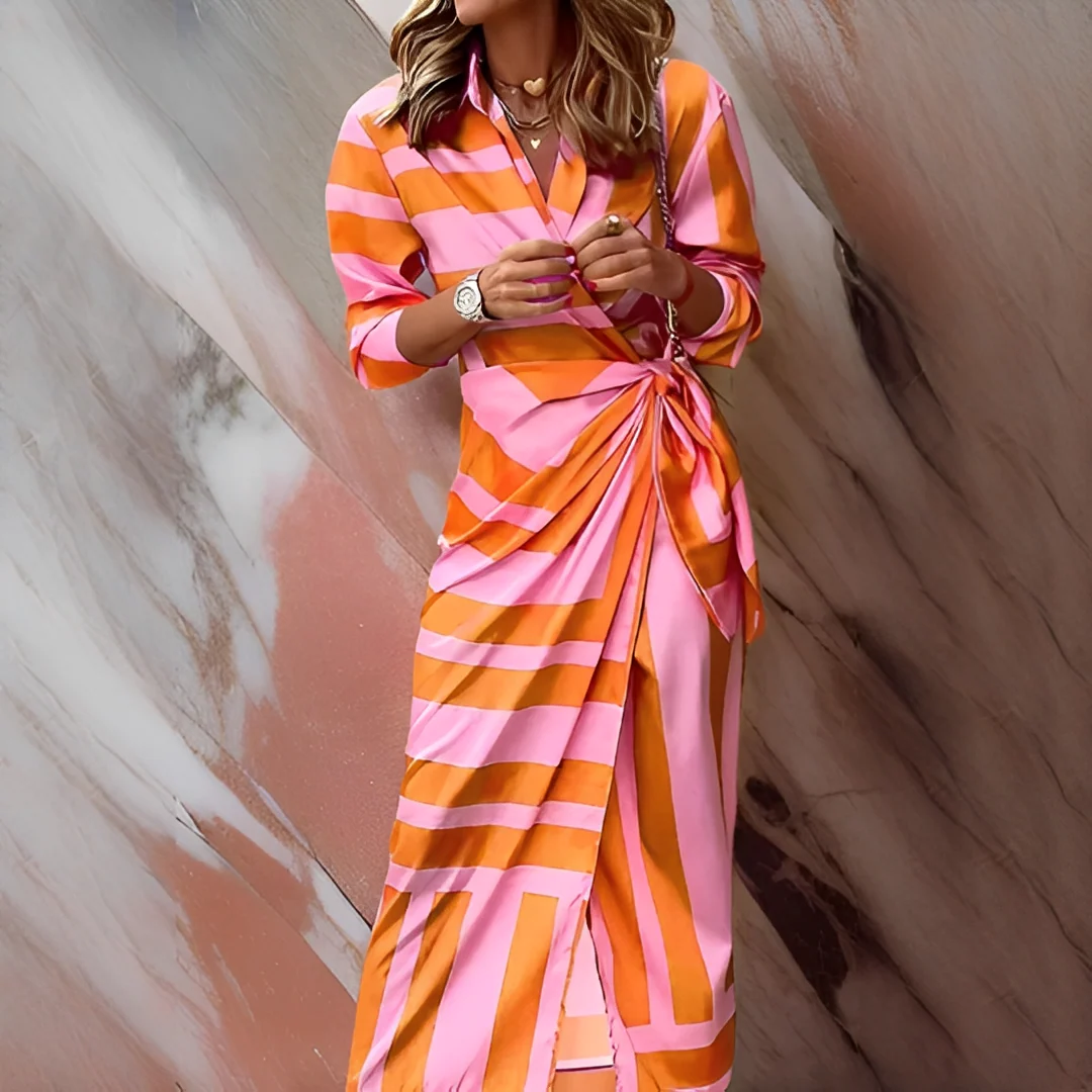 Emery - Robe Enveloppante Chic