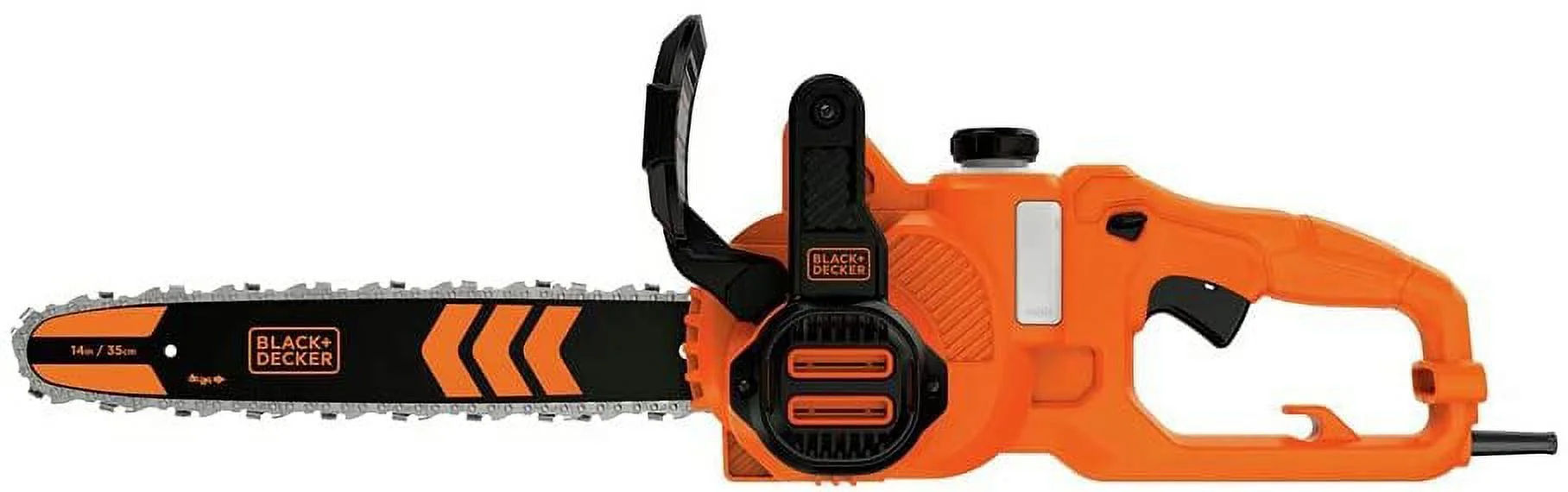 BLACK+DECKER BECS600 14 8 Amp Corded Electric Chainsaw, Smooth Operation, Bolt Lock Tensioning