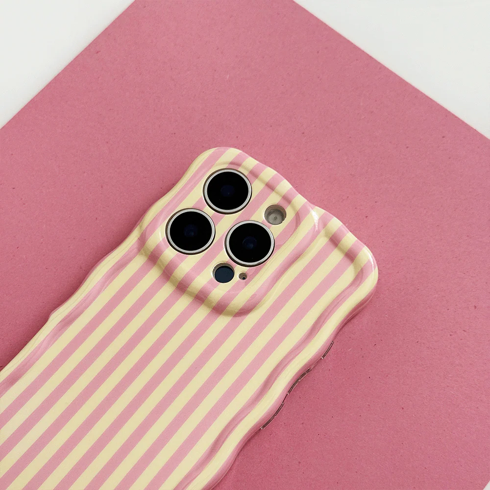 Wavy Phone Case - Pink Lemonade