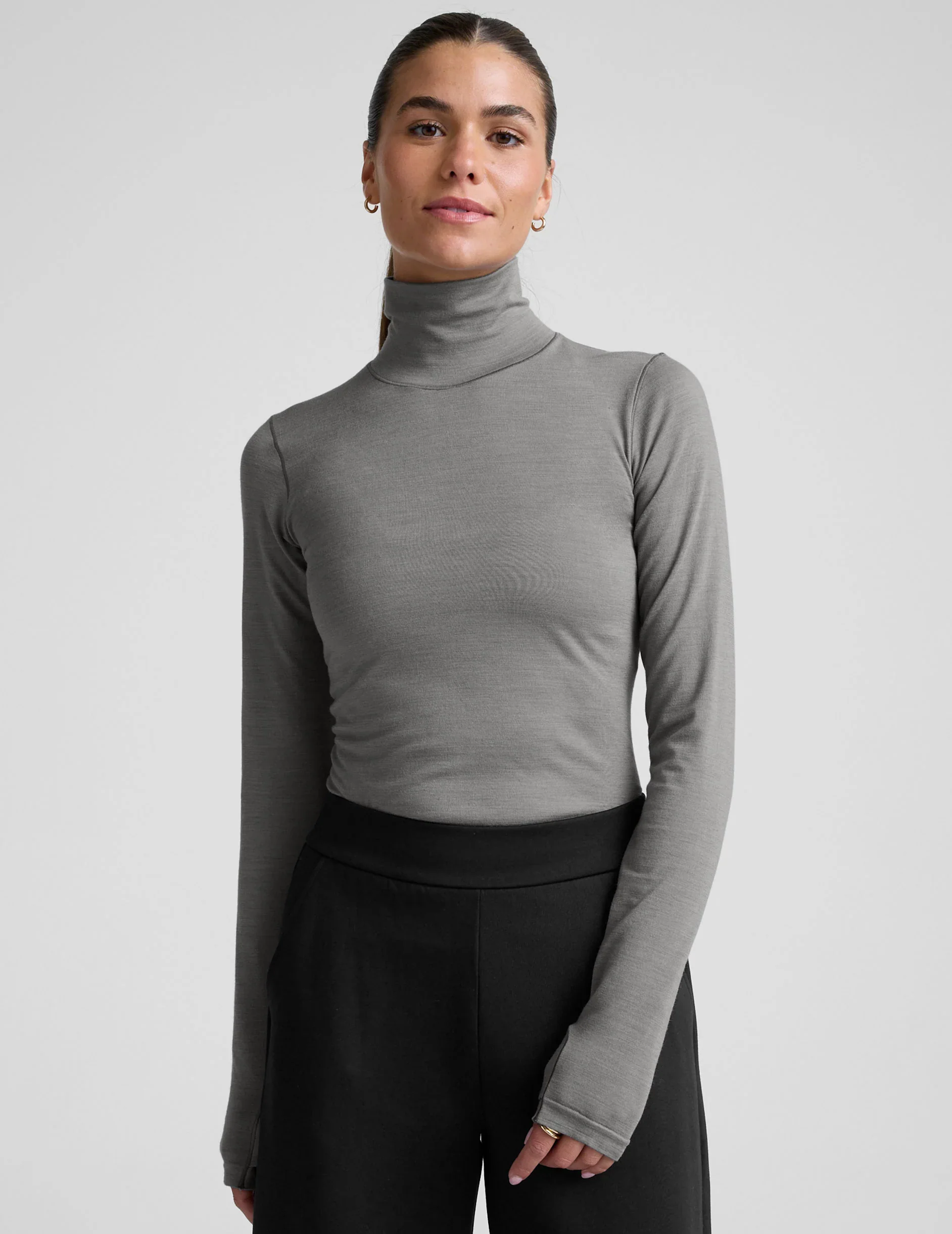 LuxeKnit Merino Wool Turtleneck