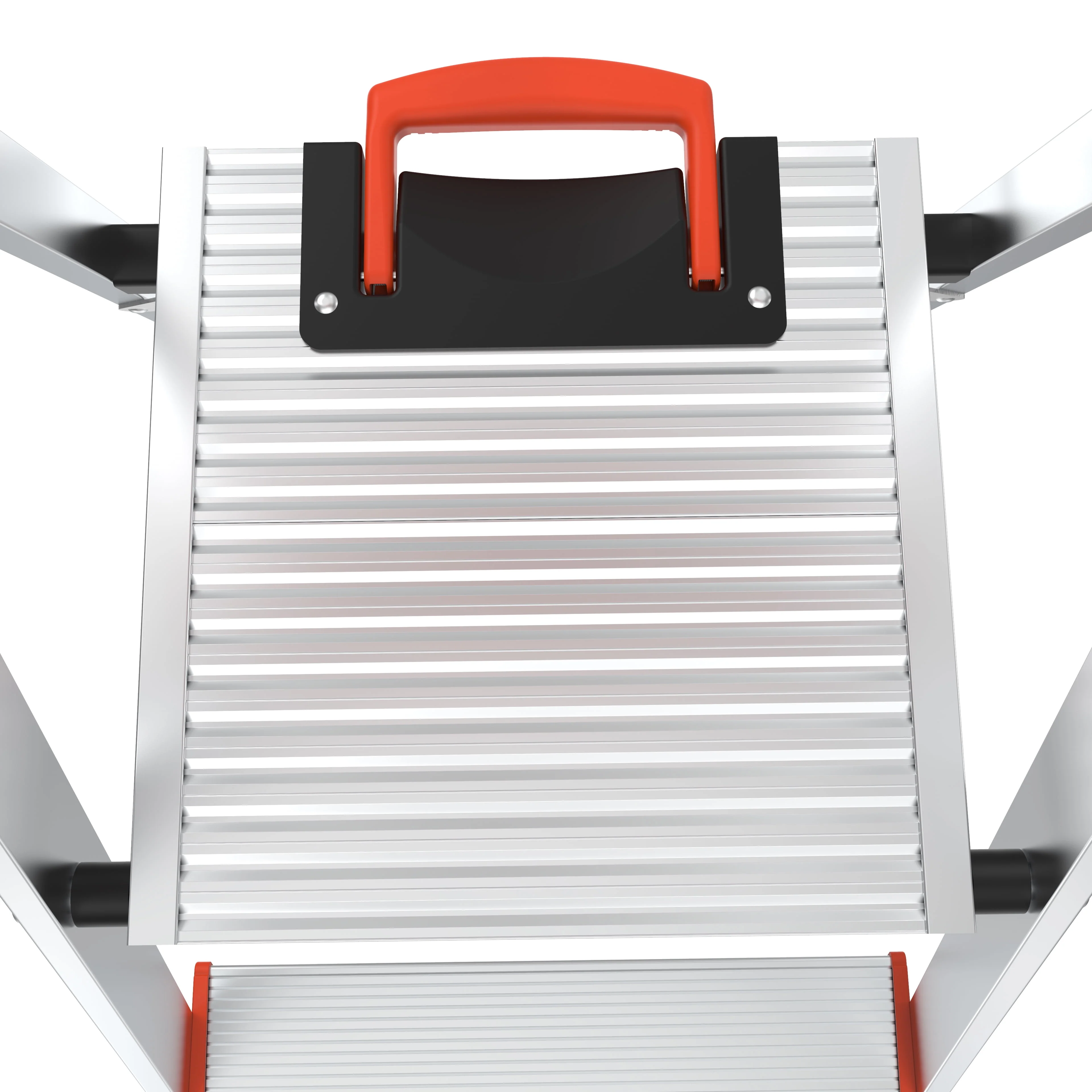 Ladder Systems Flip N Lite 6' Aluminum, Platform 4 Step Ladder, 300 lbs Rated, Type 1A Image 10