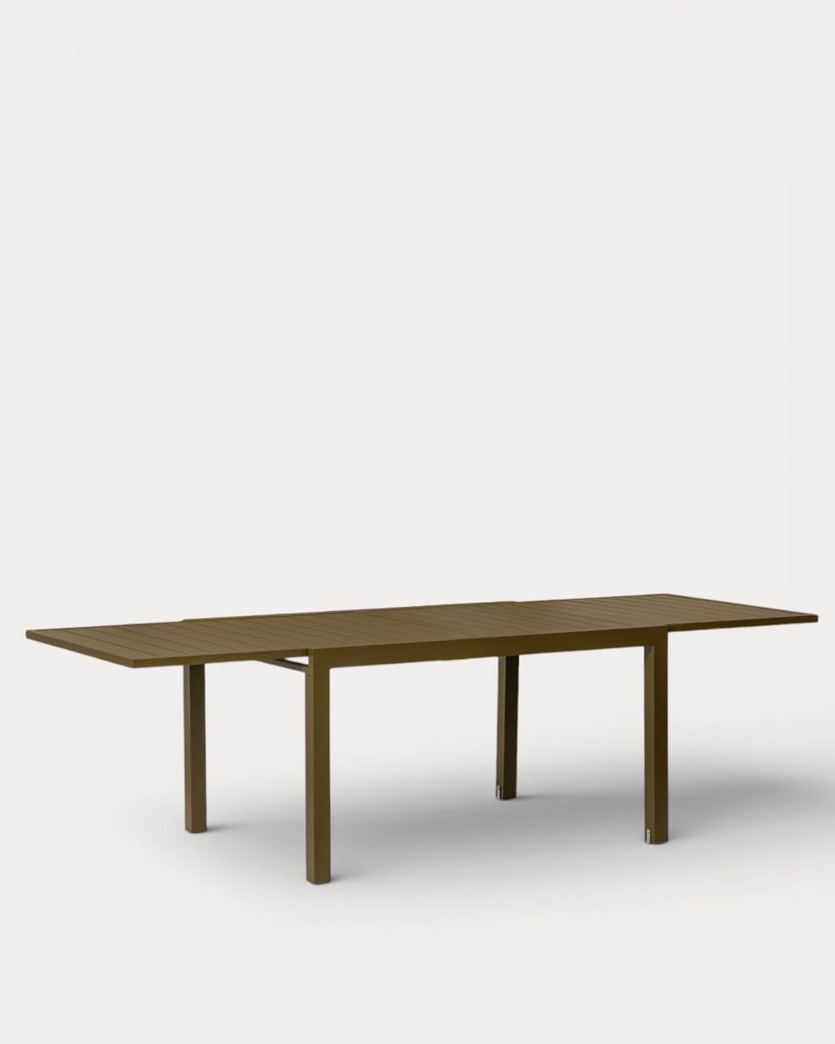 Set Seila - Murna - Set de Mesa Extensible Rectangular (135-265 cm) Seila y 10 Sillas con Reposabrazos de Metal Murna de Exterior