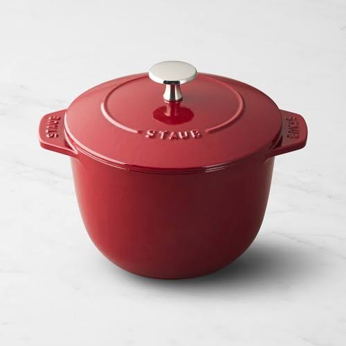 Staub Enameled Cast Iron Petite French Oven, 1 1/2-Qt., Cranberry | Williams Sonoma