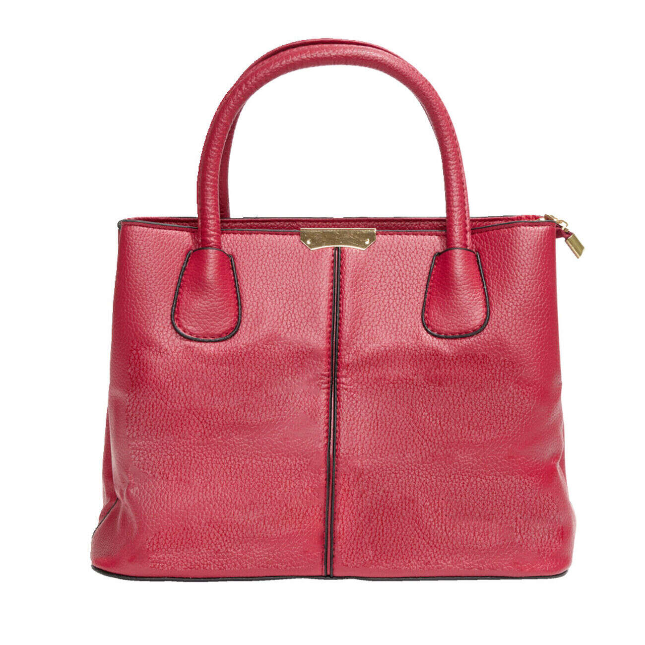 Sac à main simili petite anse et bandoulière amovible 30x13xH22cm - 3 modèles