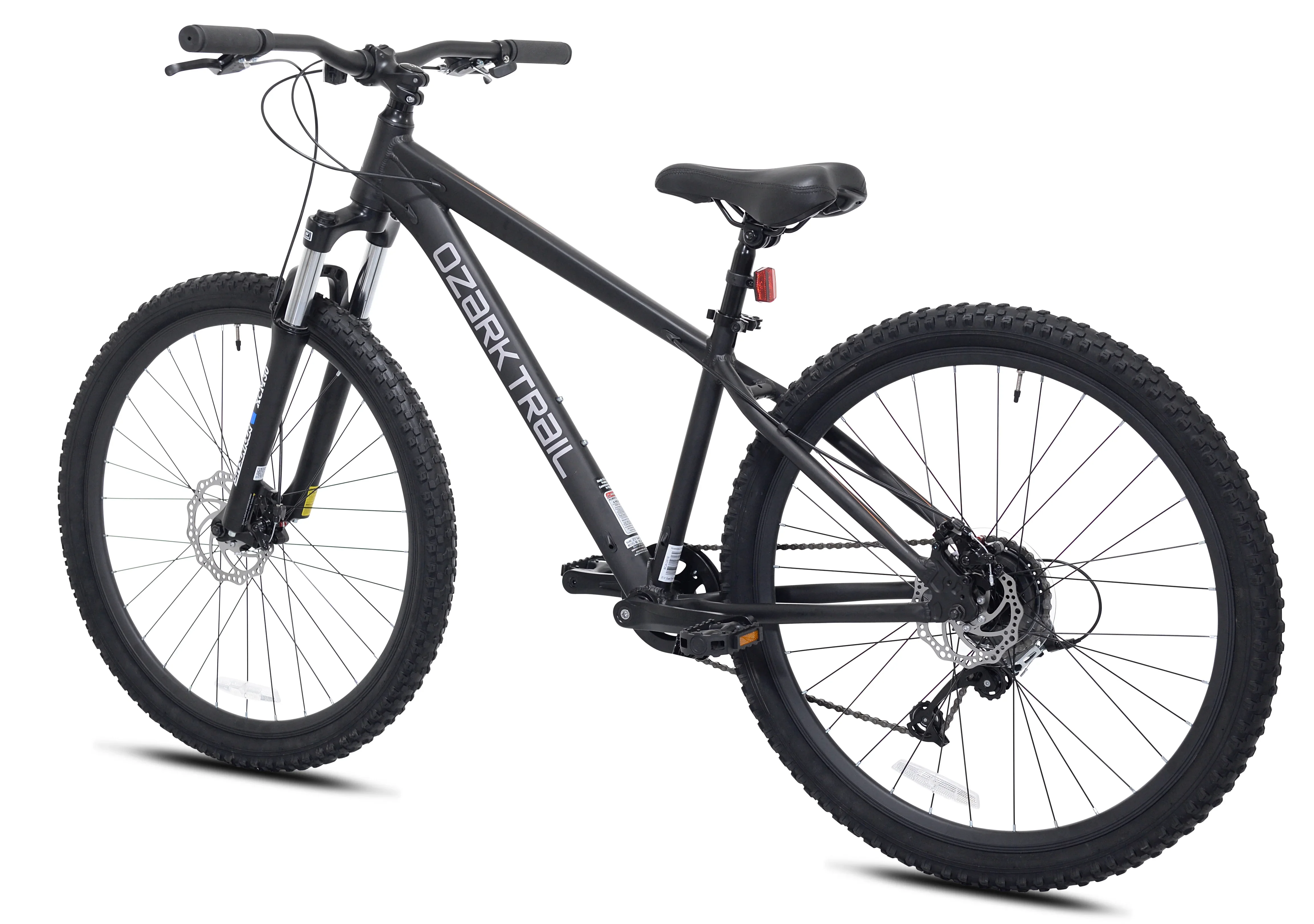 Ozark Trail 27.5 Vibe Mountain Bicycle, Small Frame, Fits Riders 5'0 - 5'6, Black, Adult, Unisex