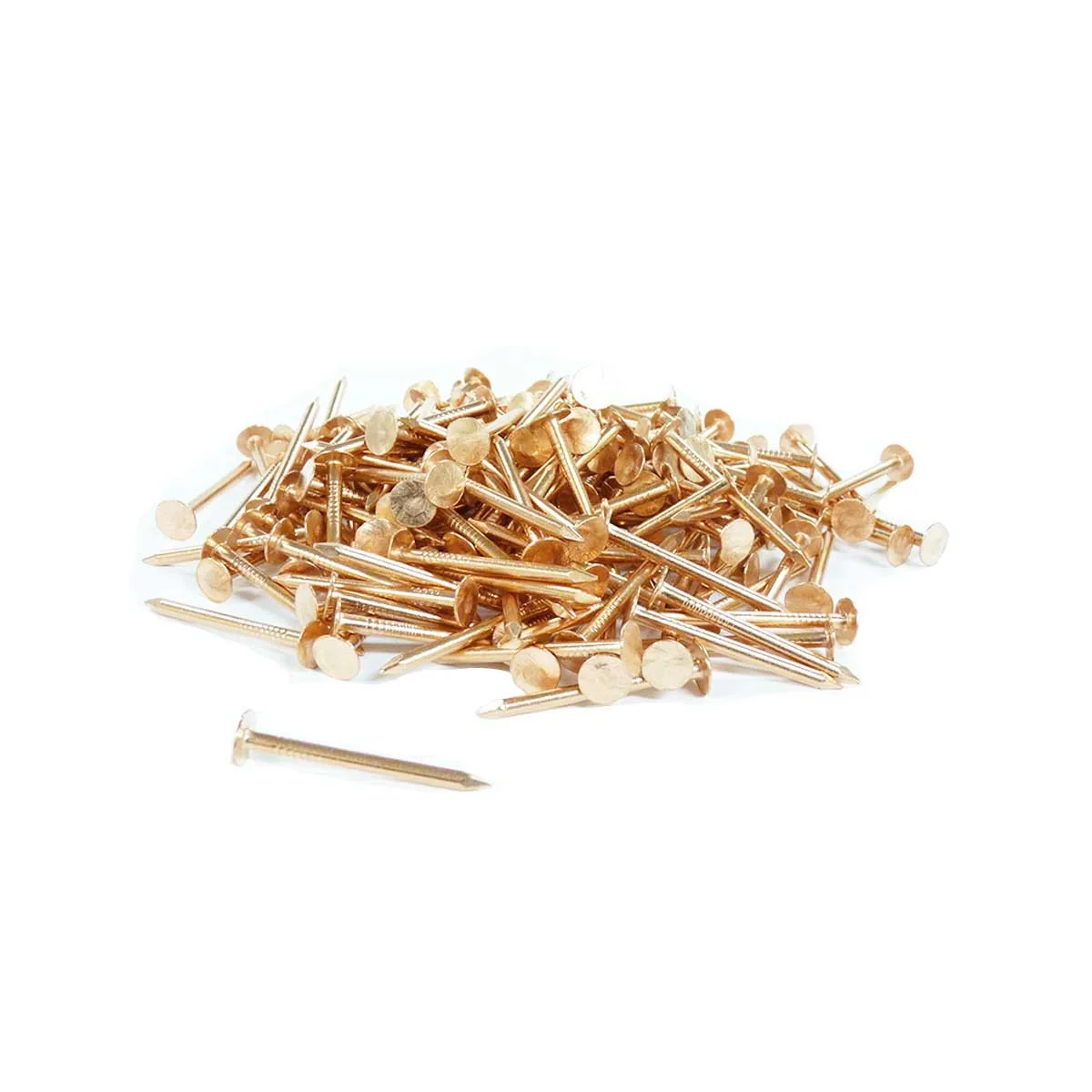 Copper Roofing Nails, 1-3/4 in, 5 lb Box