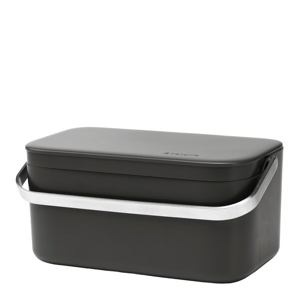 SinkSide søppelbøtte 1,8 L mørk grå
