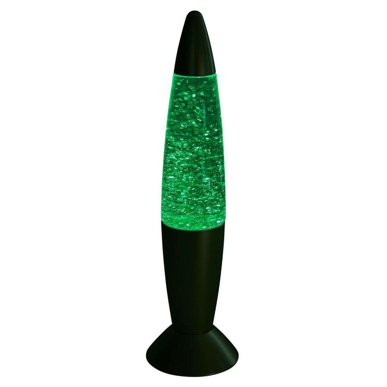 Lampe à paillettes changement de couleur Ø9xH35cm argenté