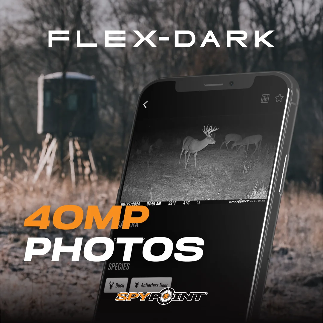 Flex-Dark Cellular Trail Camera, 40MP Photos and 1080p Videos w/Sound, Double The Battery Capacity, GPS-Enabled, Dual-SIM LTE Connectivity, 100' Flash Detection Range, 4 Capture Modes - Image 4