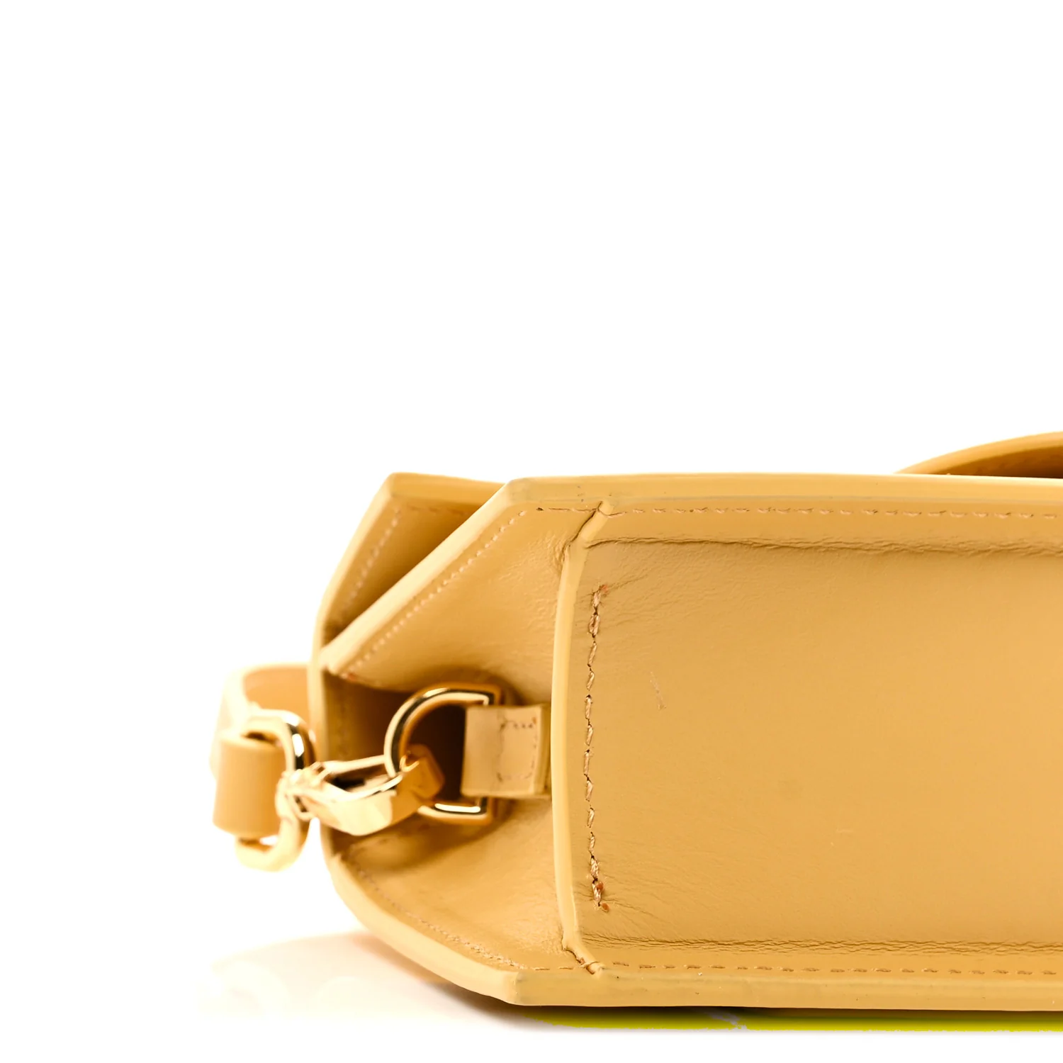 Smooth Calfskin Le Bambino Dark Yellow
