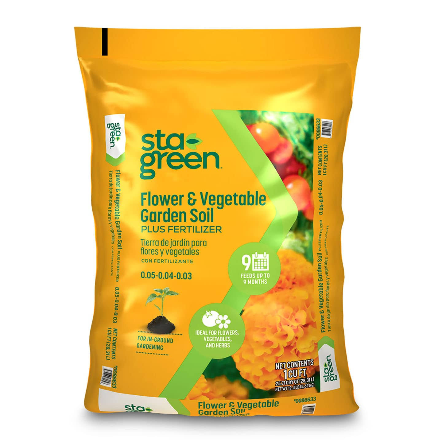 Sta-Green 1 Cubic Foot Garden Soil | POTFV1SG
