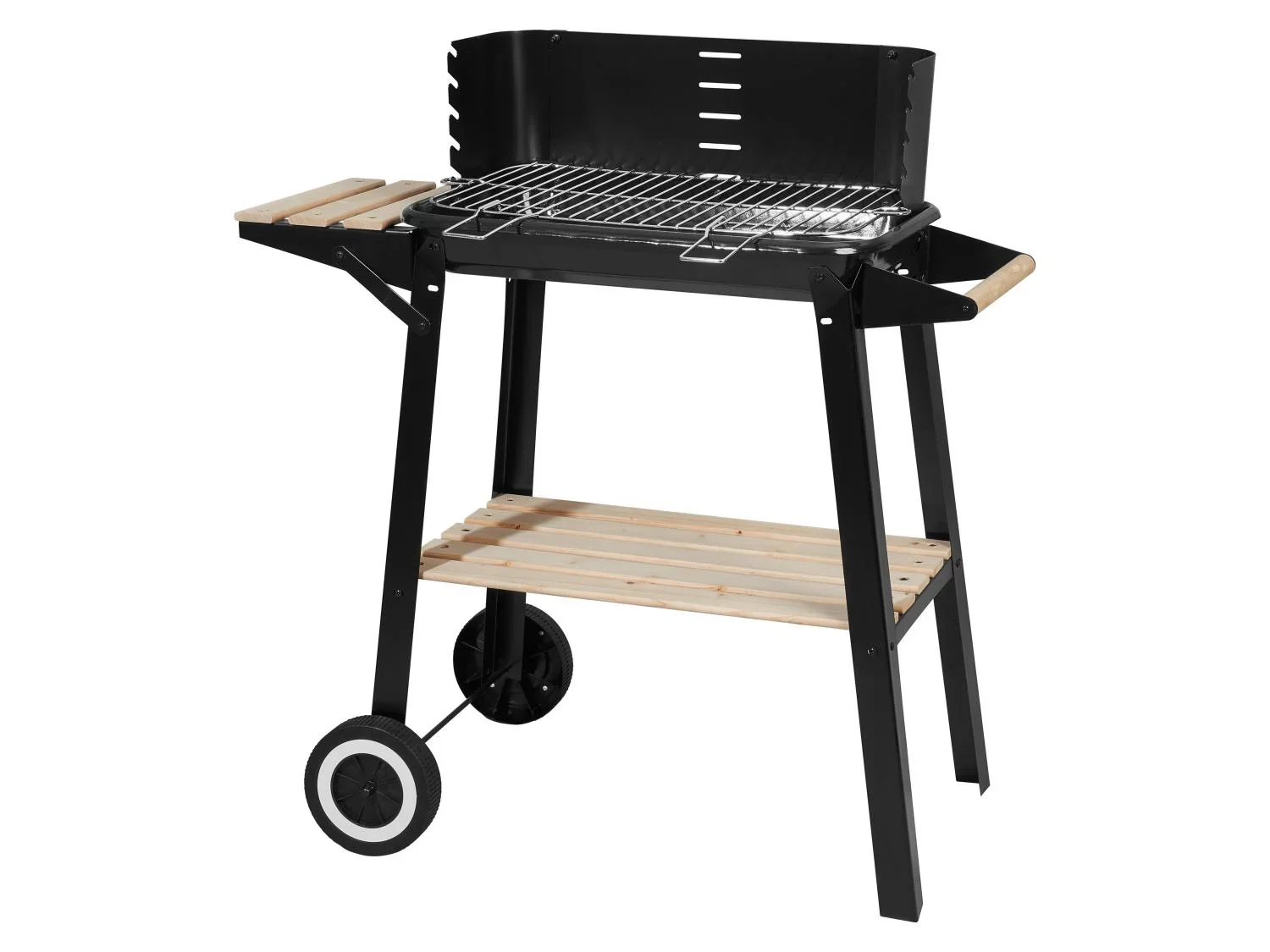 GRILLMEISTER Barbecue  charbon de bois GGW 84 B1, 48,5 x 28,5 cm