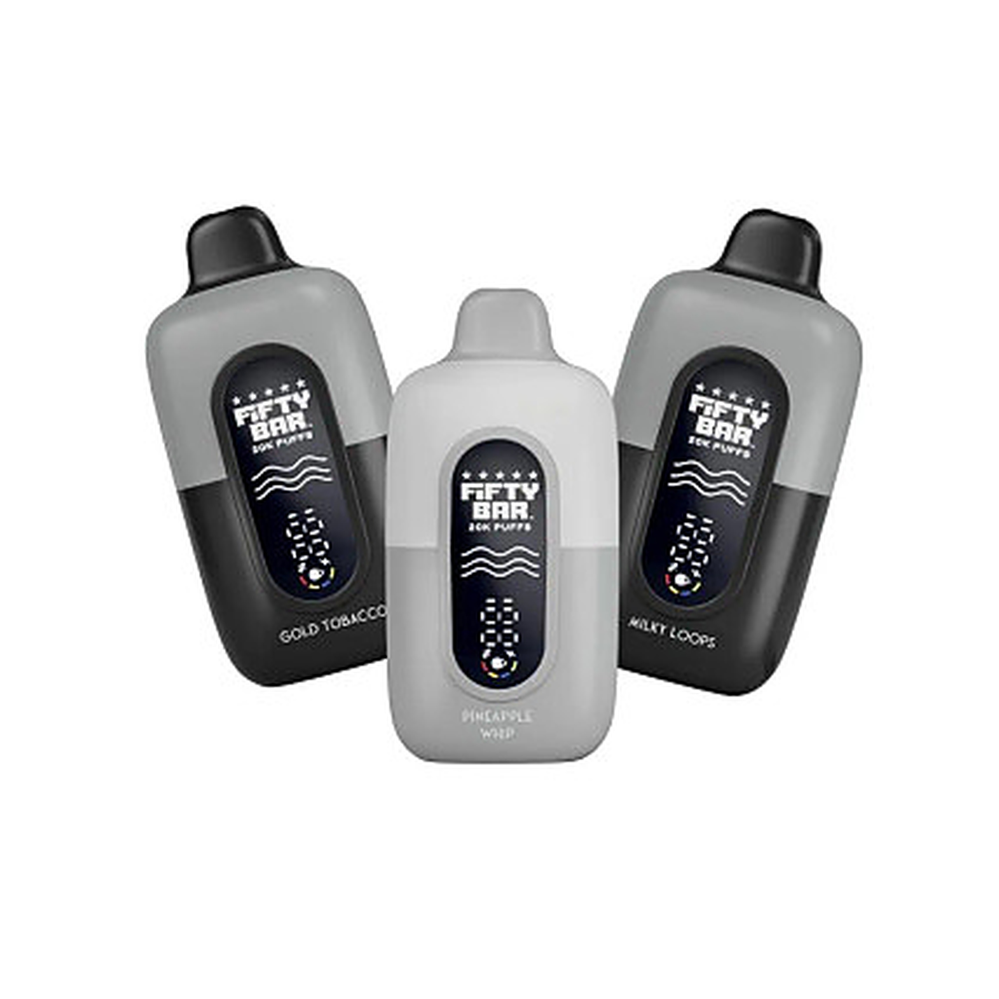 Fifty Bar V2 Silver Series 20K Vape - Strawberry Cereal Donut Milk