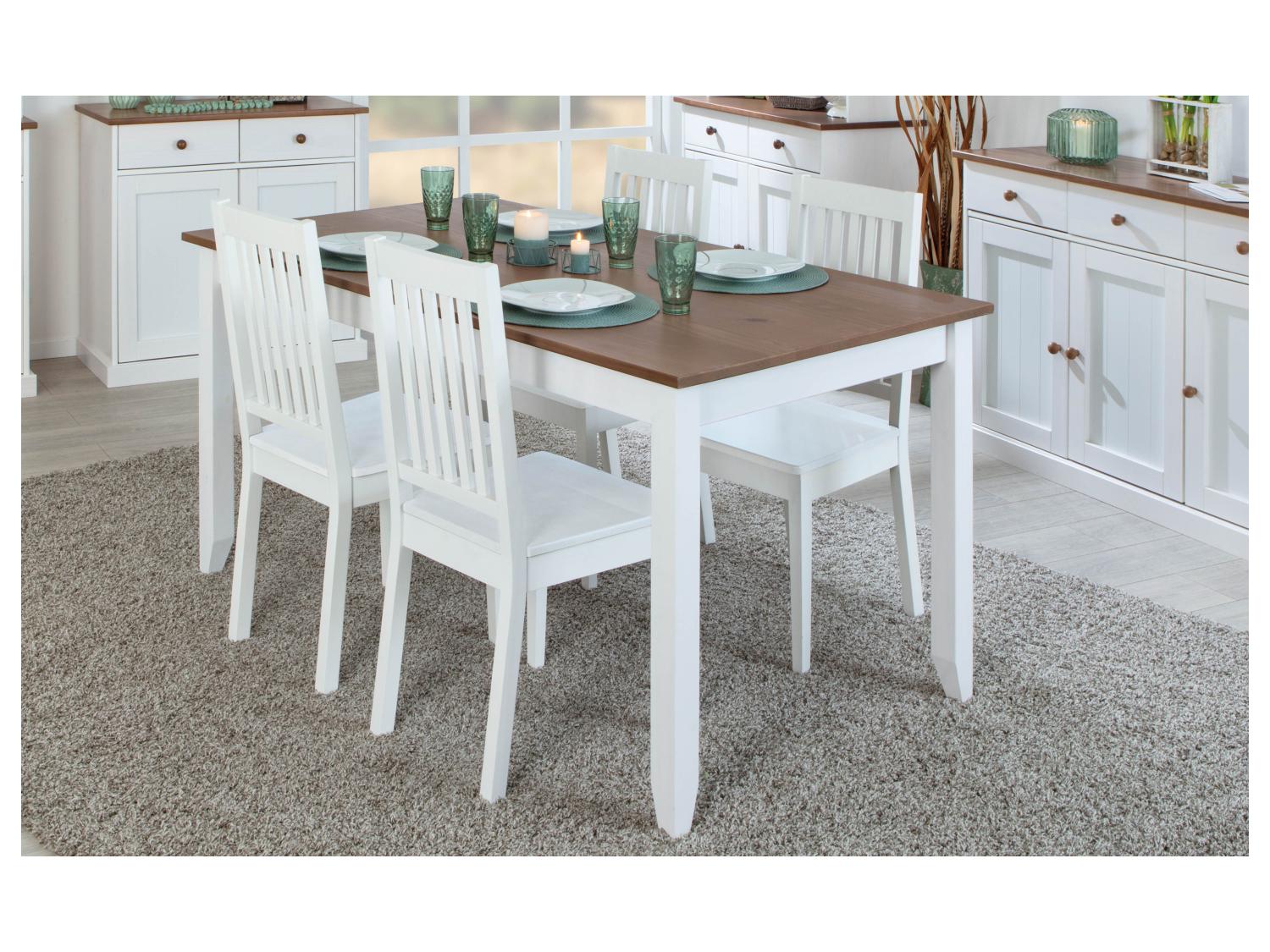 Inter Link Table de salle  manger Westerland, 160 x 90 x 75 cm