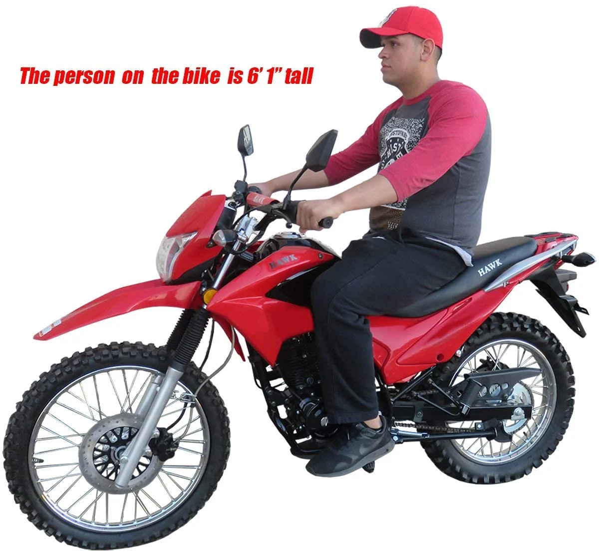 Ricky Power Sports Hawk Dirt Bike 4 cycle 250cc Motorcycle