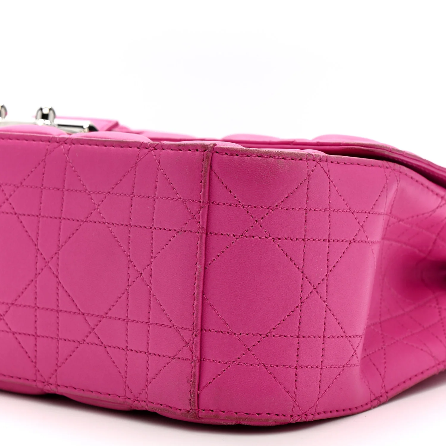 Lambskin Cannage Large Miss Dior Flap Sorbet