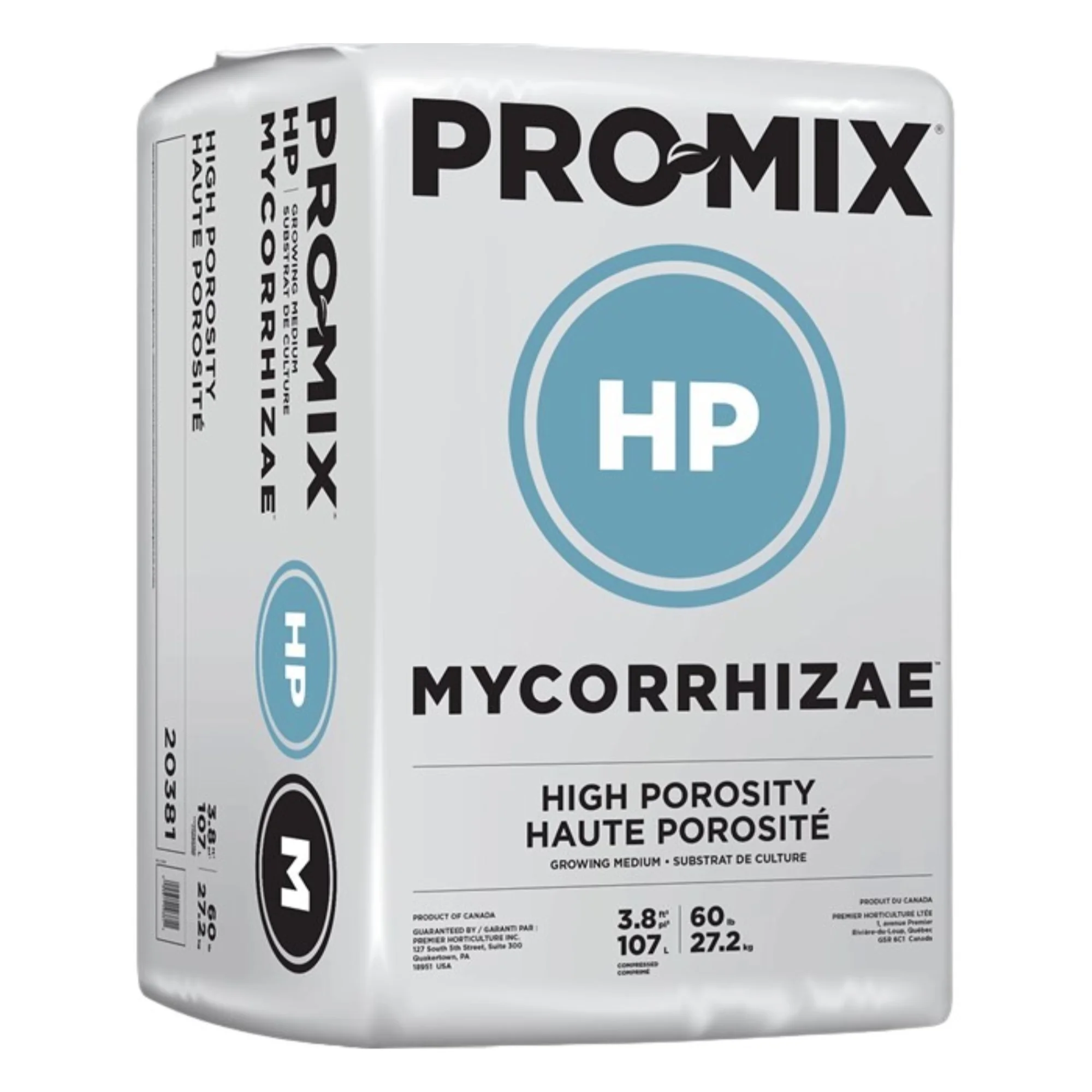 Premier Pro Mix High Porosity Mycorrhizae Growing Medium, 3.8 CF
