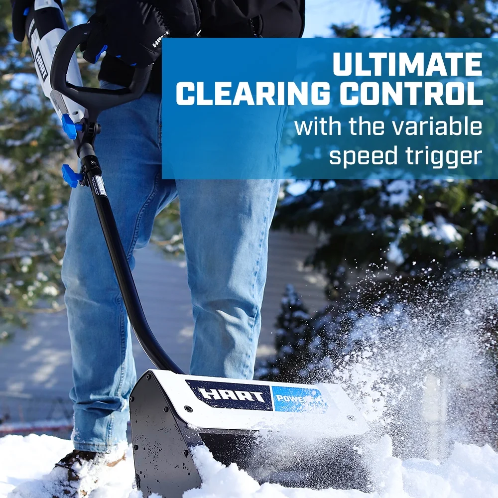 40-Volt 12-inch Single Stage Battery-Powered Snow Shovel Kit, (1) 4.0Ah Lithium-Ion Battery - Image 4