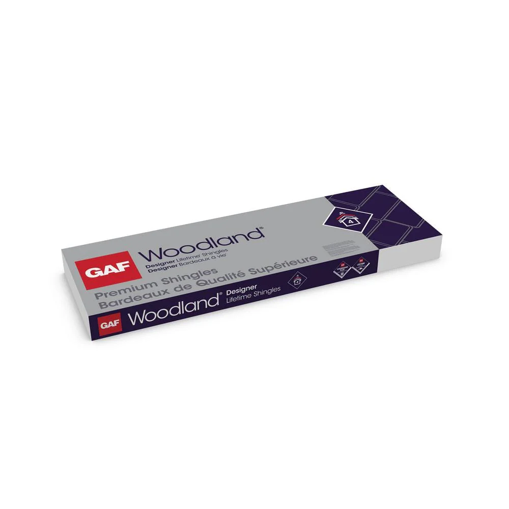 GAF Woodland Cedarwood Abbey Designer Laminated Architectural Asphalt Shingles Bundle (25 sq. ft., 14-Piece, 17 in. x 40 in.)