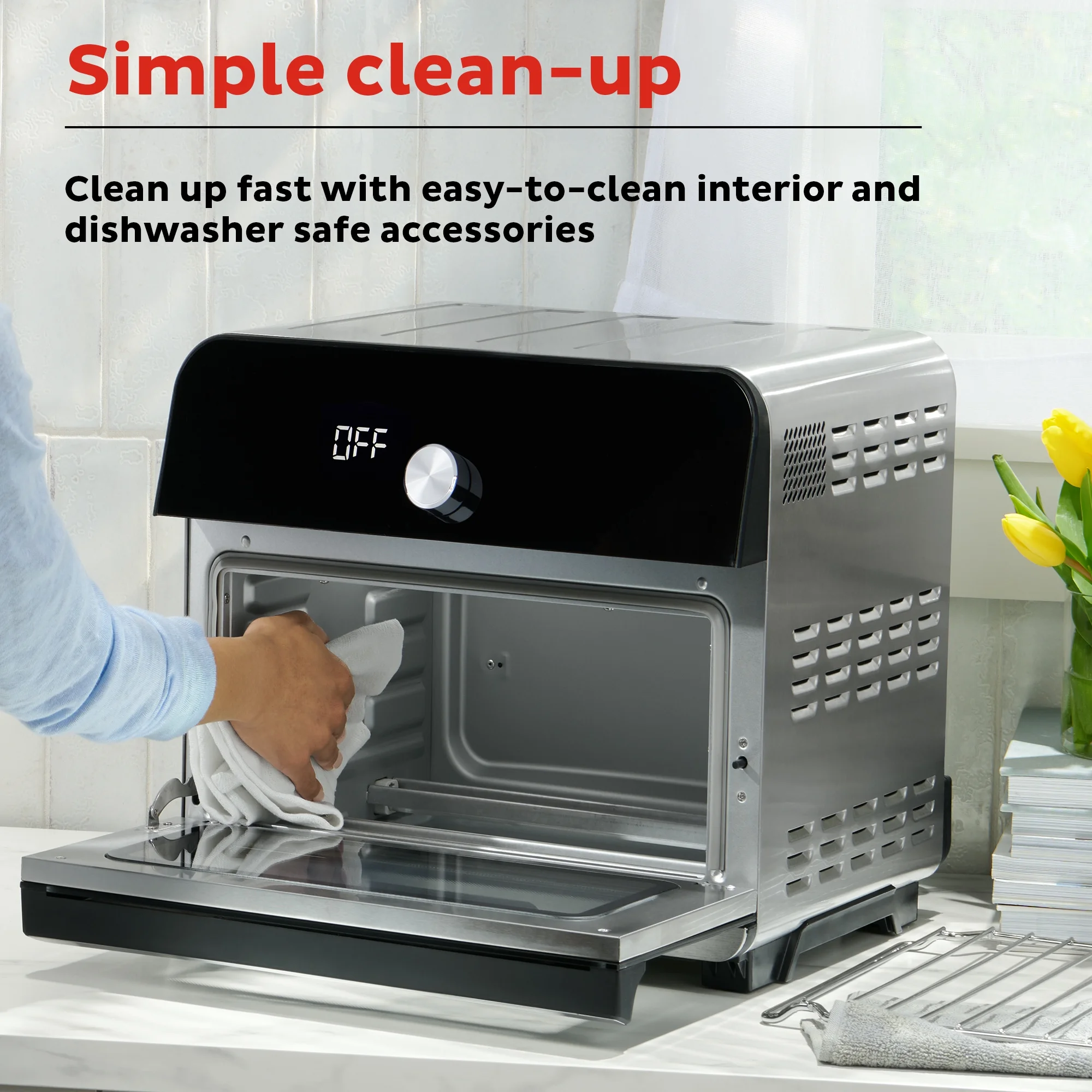 Instant Omni Plus 18 L Air Fryer Toaster Oven Combo with 10 - in - 1 Functions, from the Makers of Instant Pot