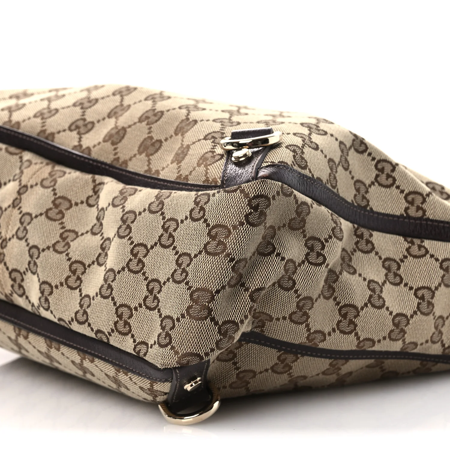 Monogram Medium Abbey Tote  Brown