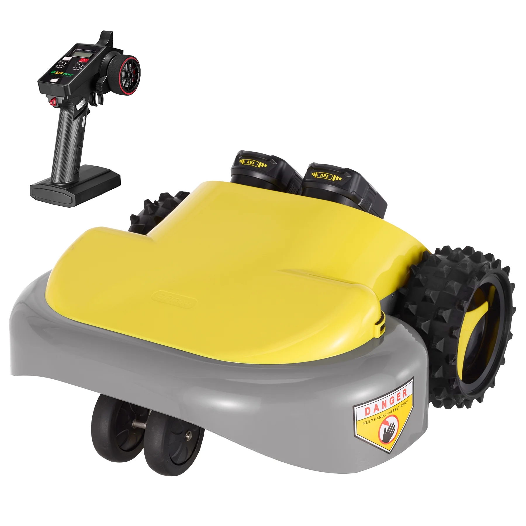 A106-RC Self-Propelled Cordless Lawn Mower Remote Control, AWD, 45�� Slope Climbing, 2-3 Inch Cutting Height, 60Min Runtime with Dual 3Ah Batteries, 17lbs Ultra-Lightweight - Image 2
