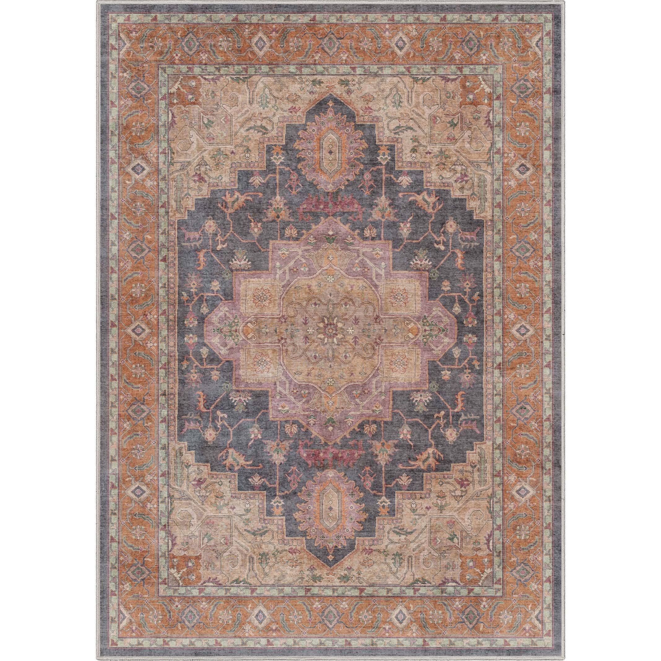 Well Woven Multi 5 ft. 3 in. x 7 ft. 3 in. Apollo Paris Vintage Oriental Persian Area Rug