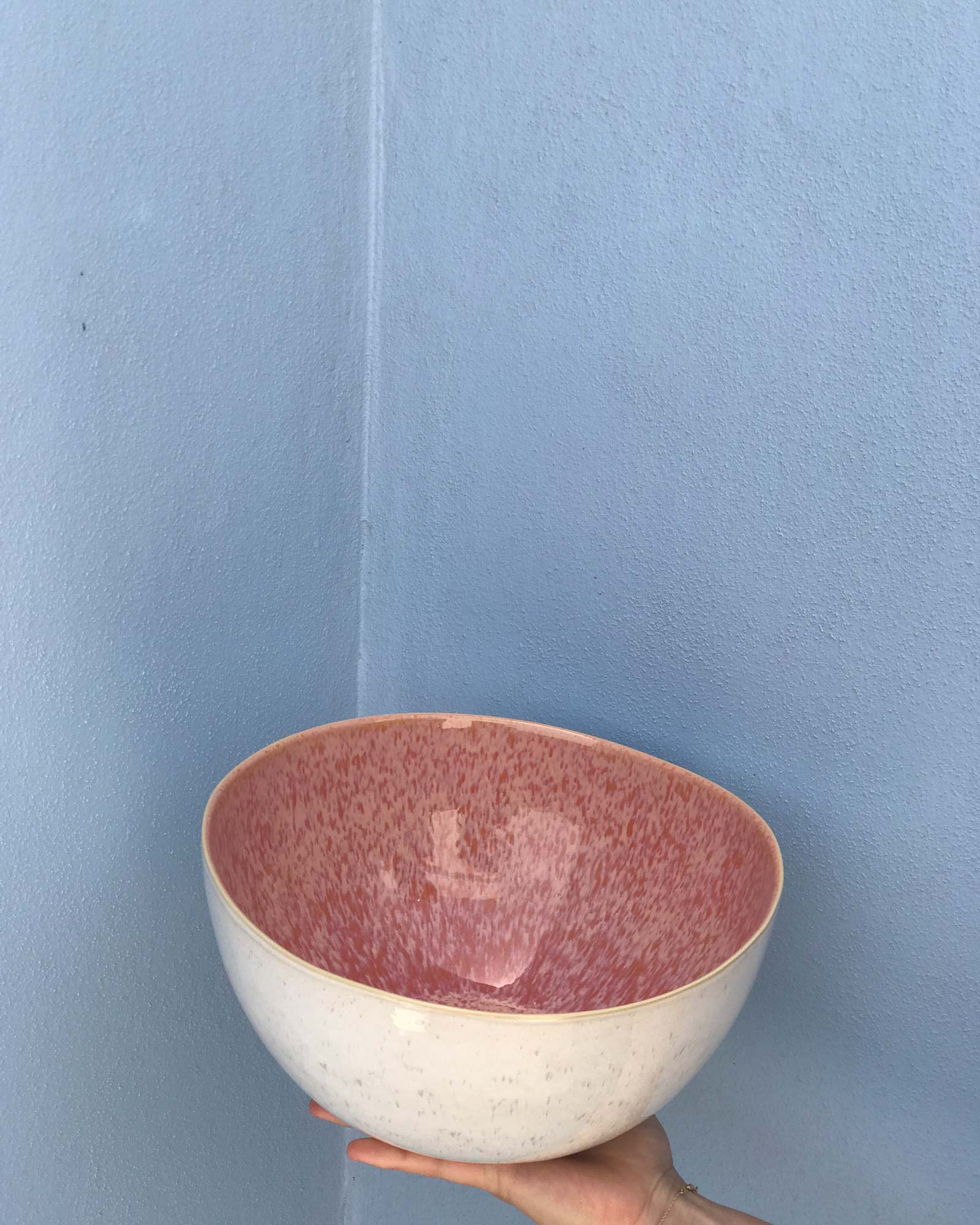AREIA - SERVING BOWL PINK
