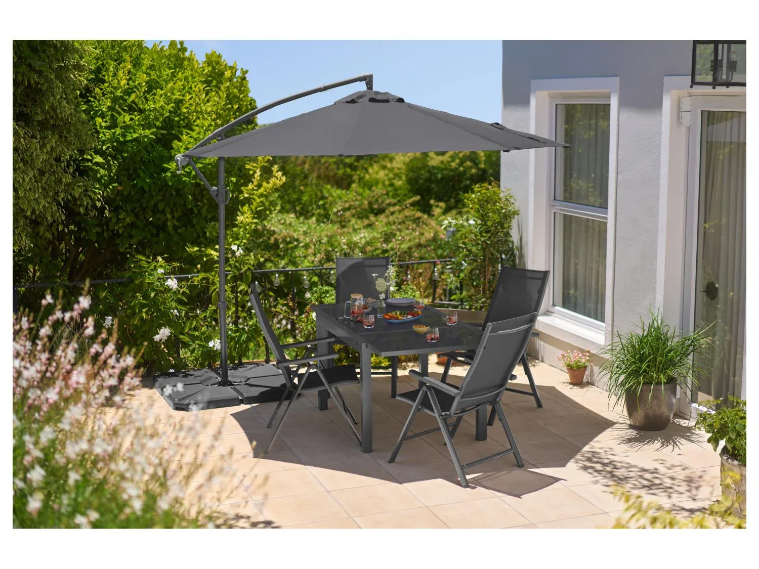 LIVARNO Lot de 2 fauteuils pliants en aluminium Houston