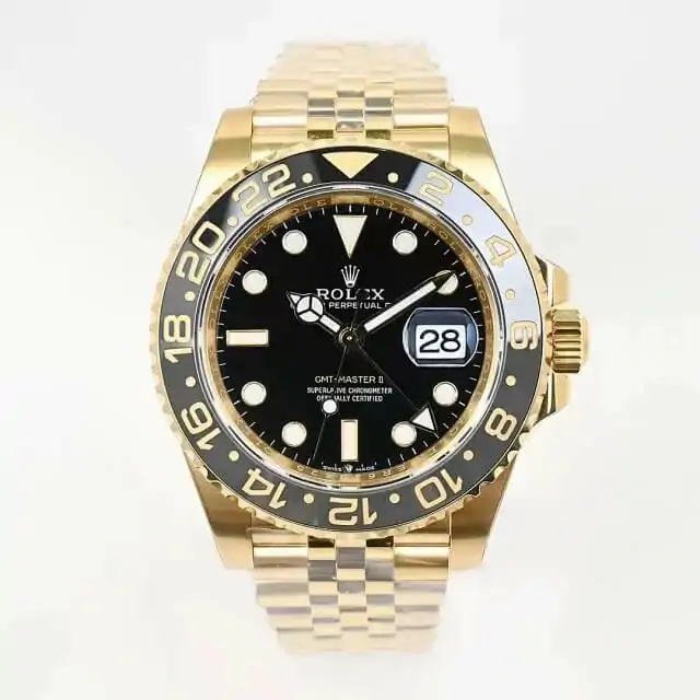 Rolex GMT Master II M126718grnr-0001 EW Factory Gold Strap