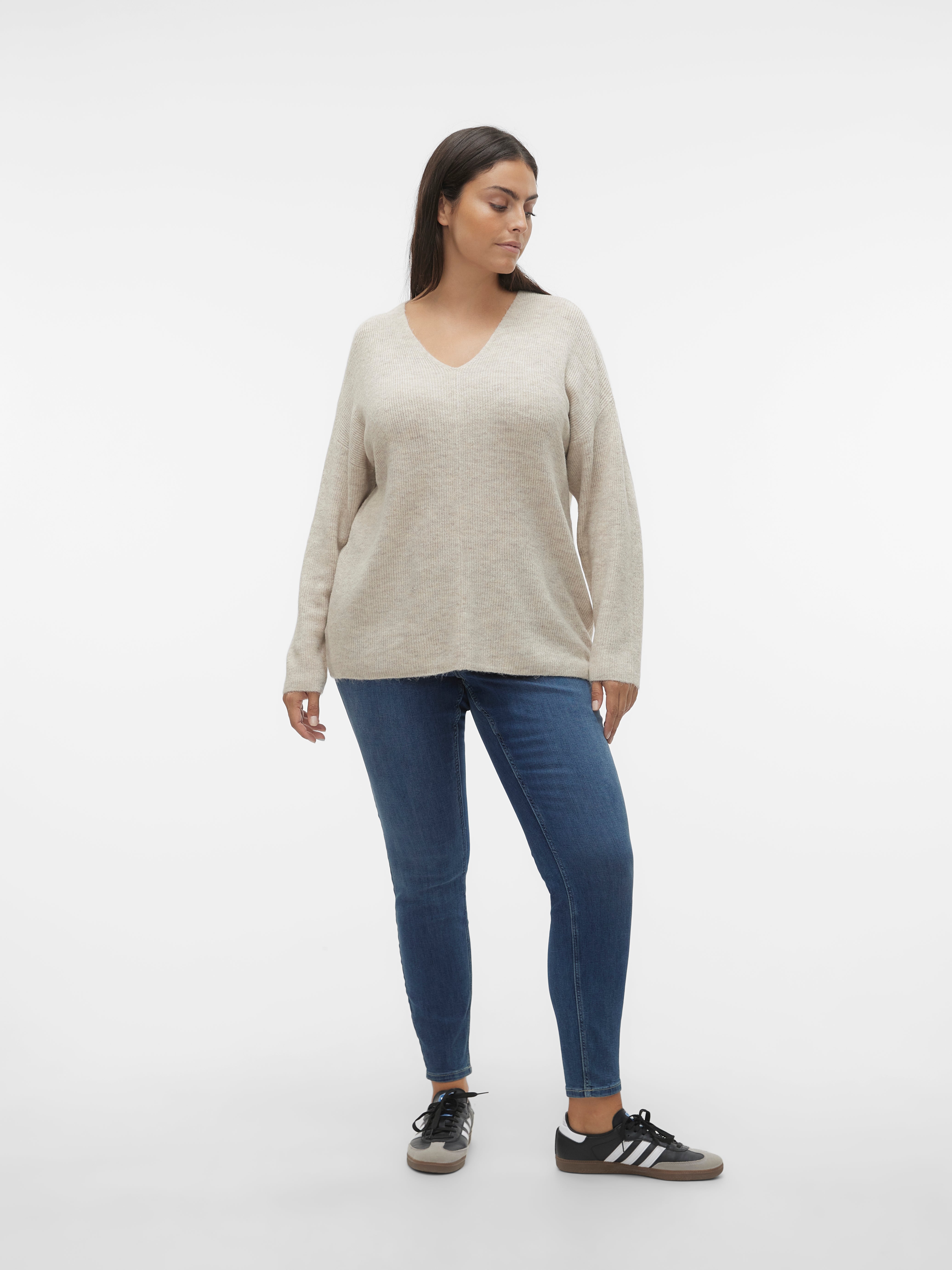 VERO MODA® VMCREWLEFILE Knitted pullover