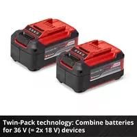 Batterie 2 x 18 V 5,2 Ah PXC - Pack de deux